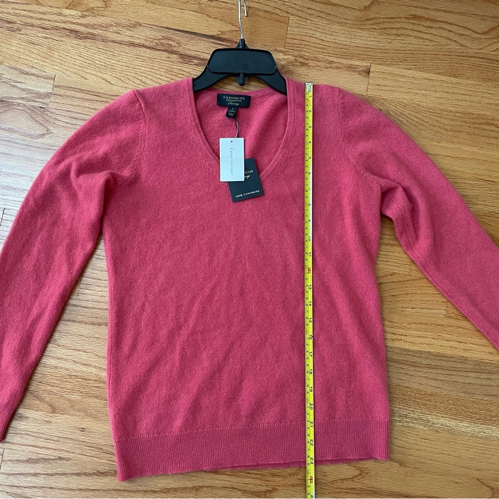 New Charter Club cashmere sweater size S - Picture 2 of 4